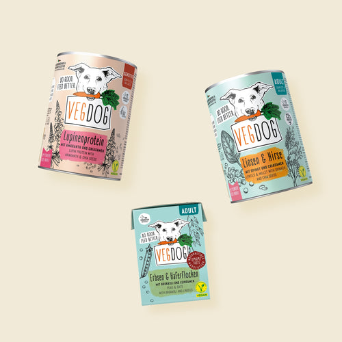 Confezione di prova di cibo umido